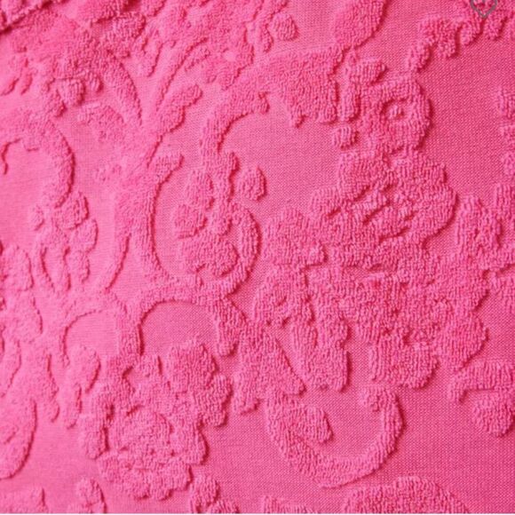 Janie and Jack 100048640 Floral Terry Jacquard Top Pink NWT size 3 - Picture 3 of 7